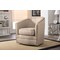 Baxton Studio Porter Classic Retro Beige Upholstered Swivel Tub Chair 119-6664 - alternate 2